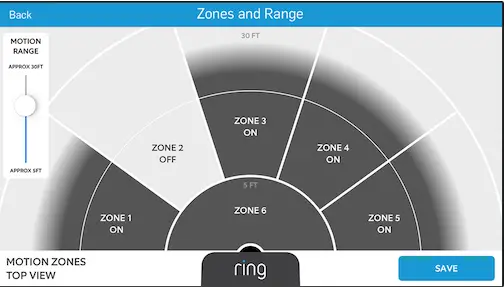ring video doorbell motion zones