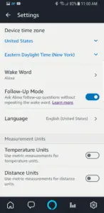 Alexa App Follow-Up On