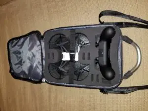 Tello drone case open